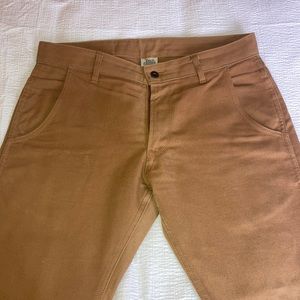 Railcar Fine Goods duck canvas jeans